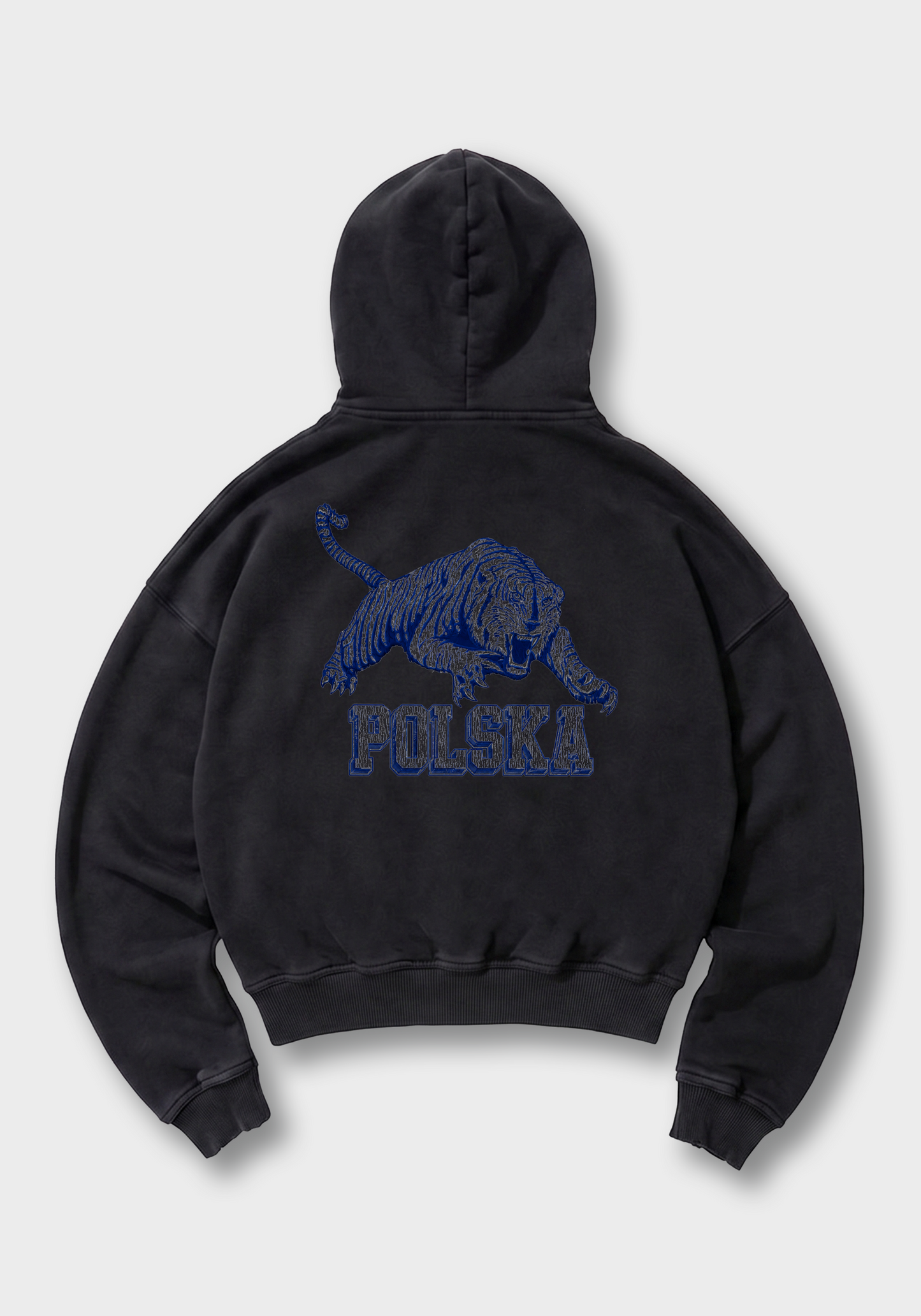 Polska Oversized Hoodie - Black Back (Designed)