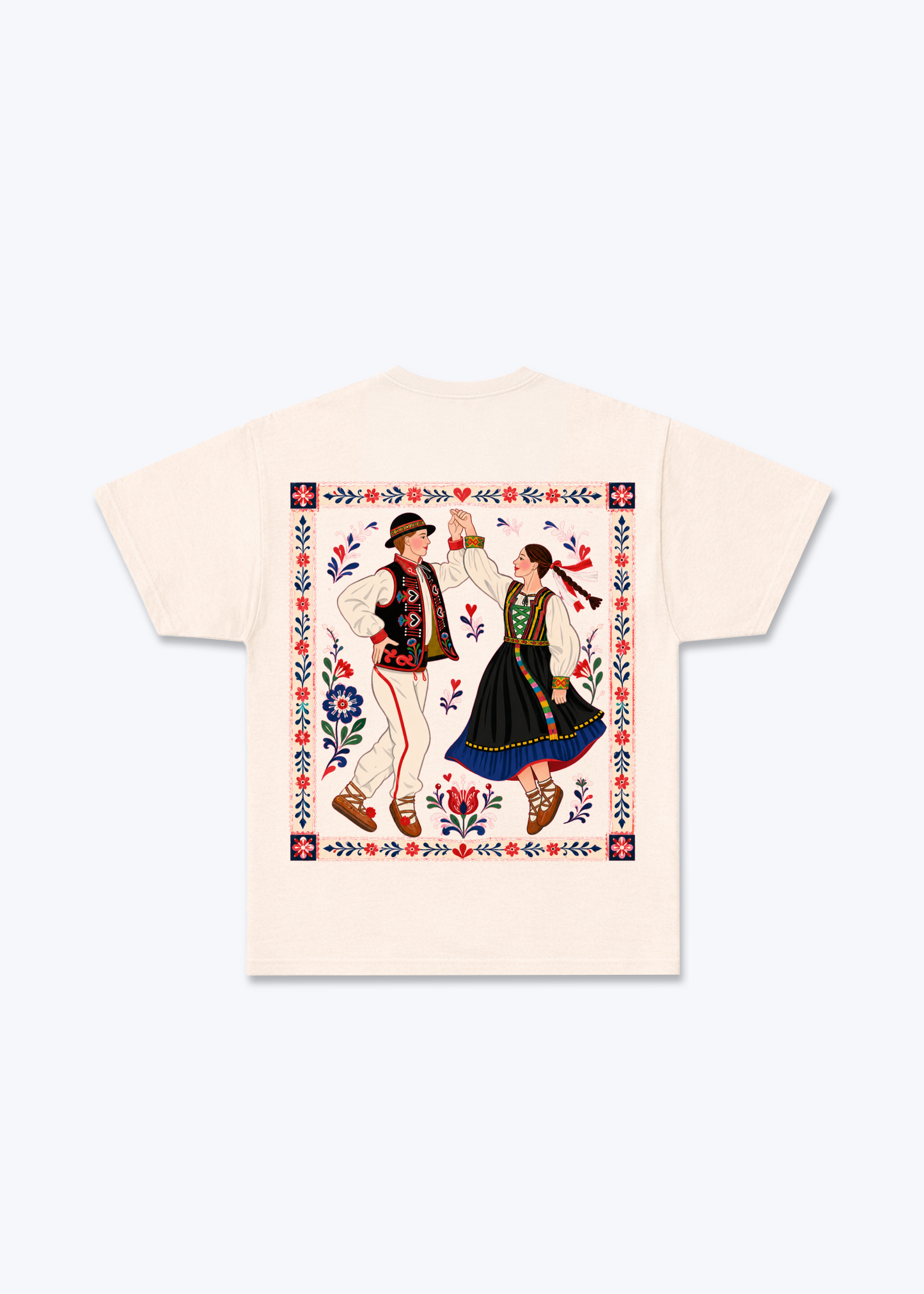 Góralski Regular Shirt - Beige Back (Designed)