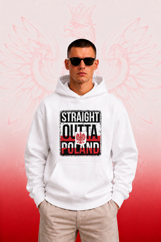 Straight Outta Poland Oversized Hoodie