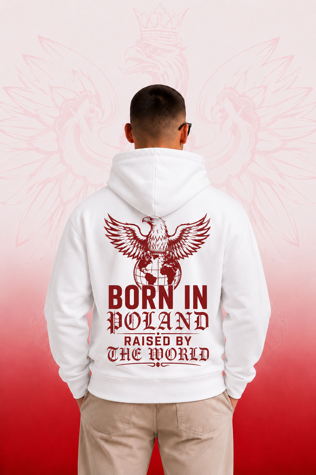 Born in Poland Oversized Hoodie