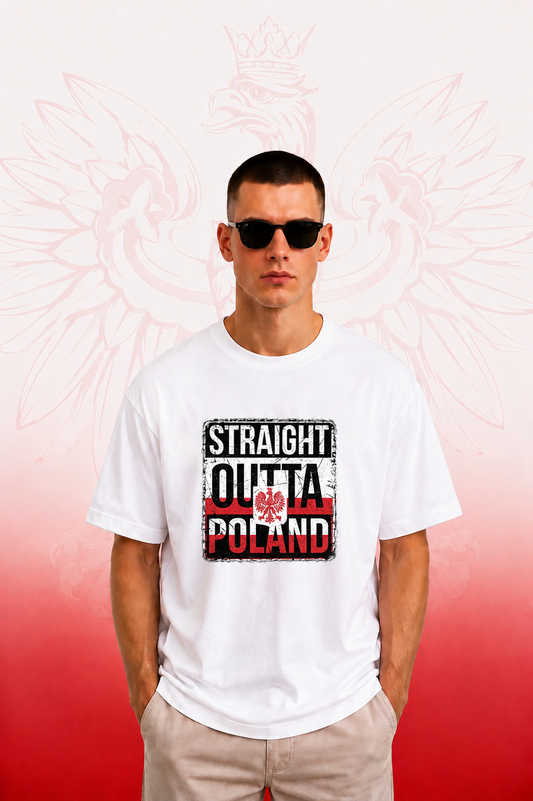 Straight Outta Poland Oversized Shirt