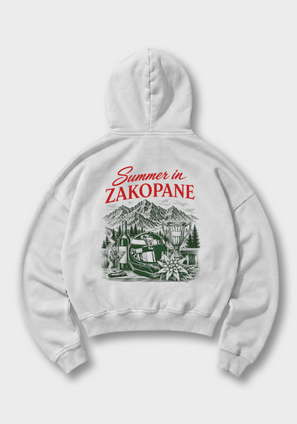 Summer in Zakopane Oversized Hoodie - White Back (Designed)
