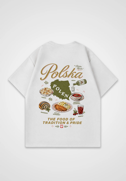 Polska Oversized Shirt - White Back (Designed)