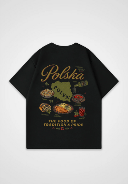 Polska Oversized Shirt - Black Back (Designed)