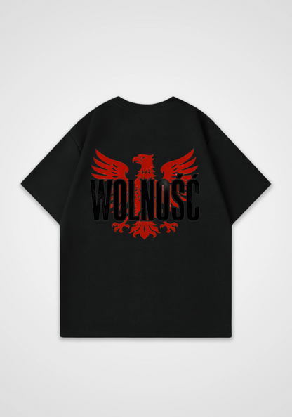 Wolnosc Oversized Shirt - Black Back (Designed)