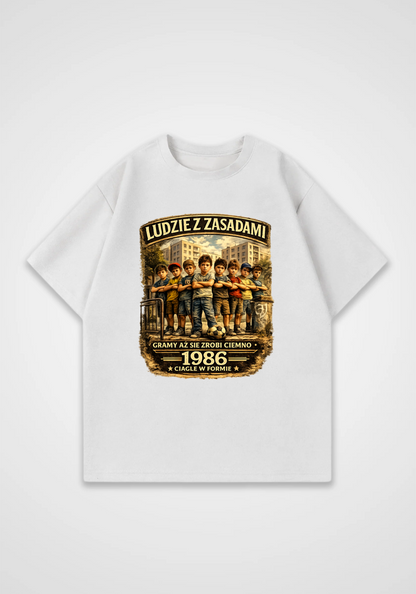 Gwiazdy nie widziałeś Oversized Shirt - White Front (Designed)