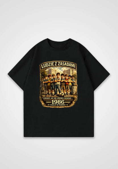 Gwiazdy nie widziałeś Oversized Shirt - Black Front (Designed)
