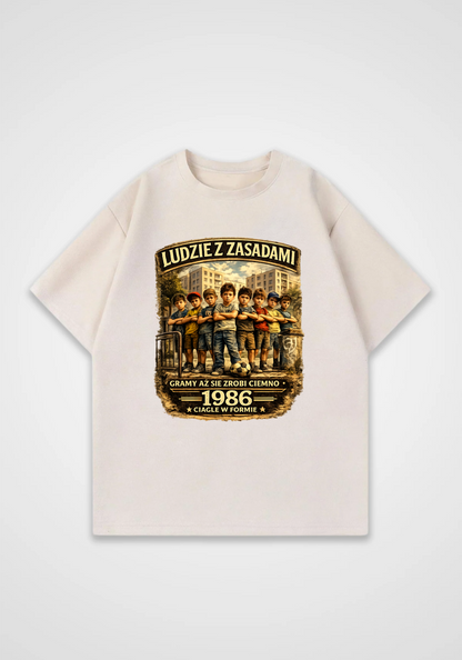 Gwiazdy nie widziałeś Oversized Shirt - Beige Front (Designed)