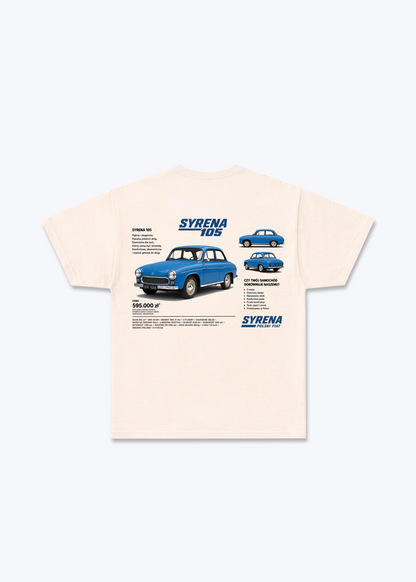 Syrena 105 Regular Shirt - Beige Back (Designed)