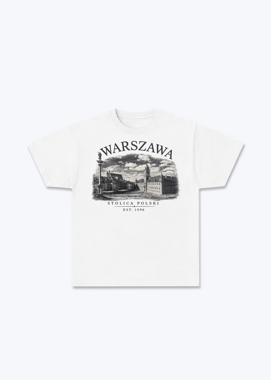 Warszawa Regular Shirt - White Front (Designed)