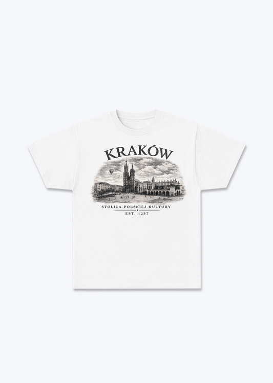 Kraków Regular Shirt - White Front (Designed)