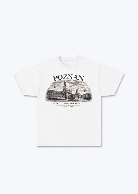 Poznań Regular Shirt - White Front (Designed)