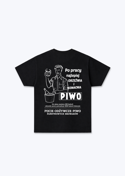 Piwo Regular Shirt - Black Back (Designed)