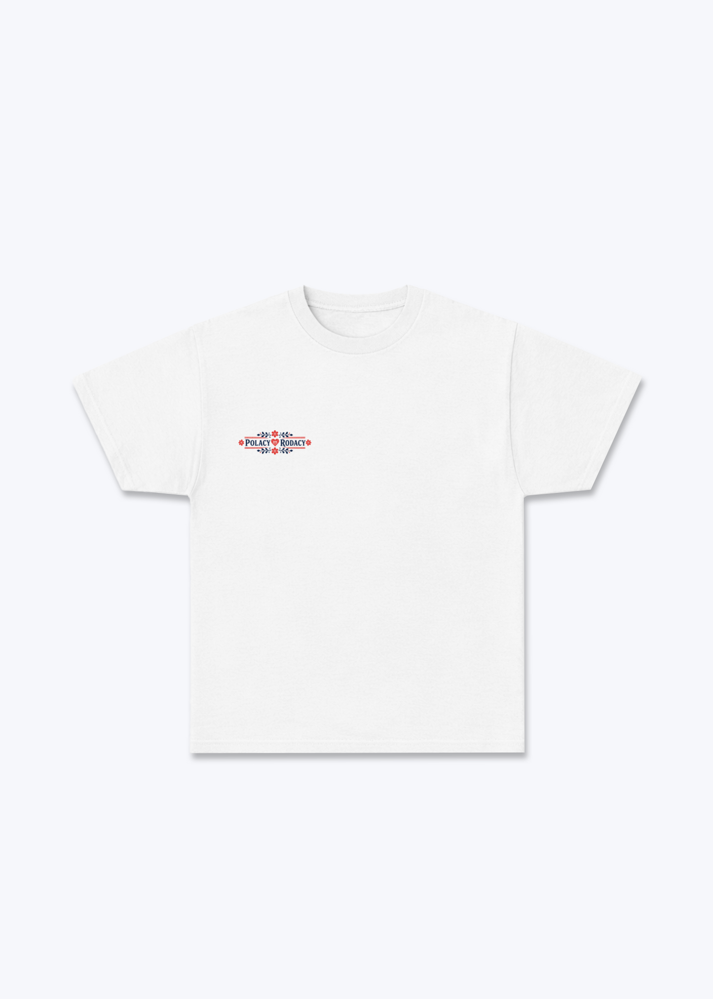 Polka Regular Shirt - White Front (Designed)