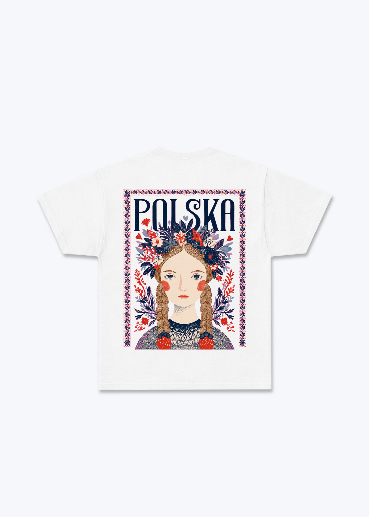 Polka Regular Shirt - White Back (Designed)
