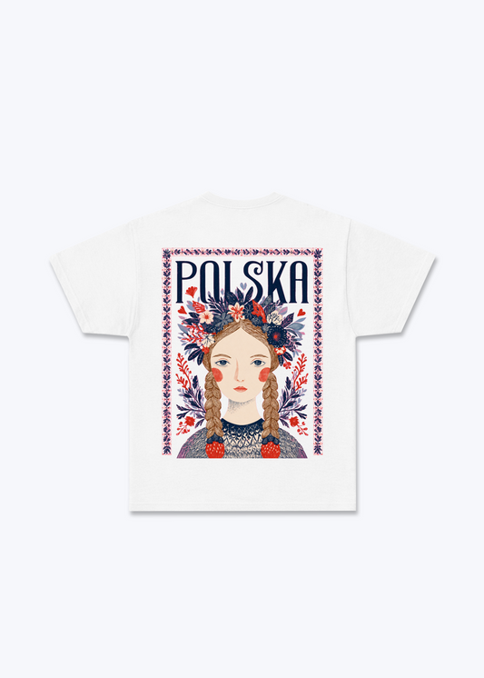 Polka Regular Shirt - White Back (Designed)