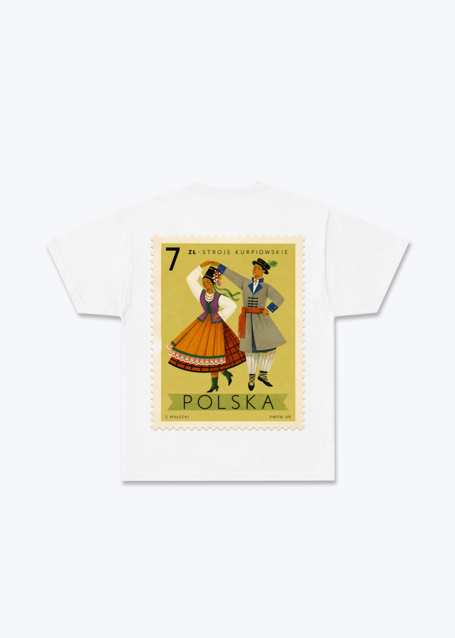 Znaczek Regular Shirt - White Back (Designed)