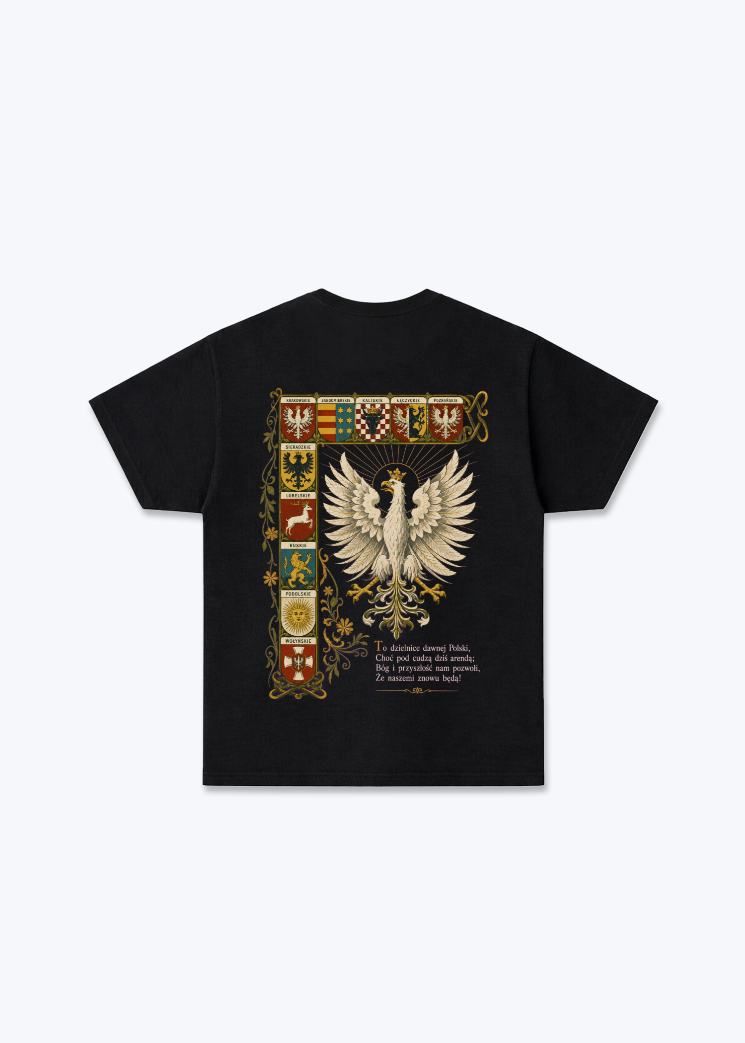 Dawne Dzielnice Regular Shirt - Black Back (Designed)