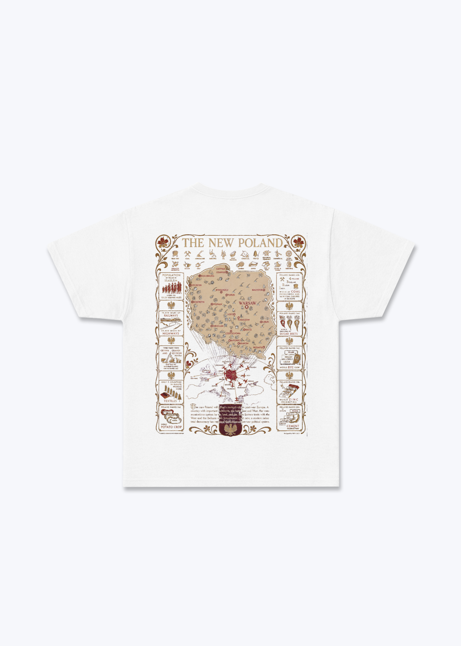 The New Poland Regular Shirt - White Back (Designed)
