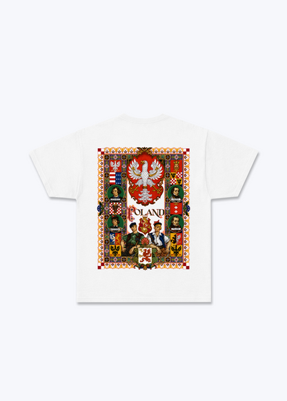 Polska Historia Poland Regular Shirt - White Back (Designed)
