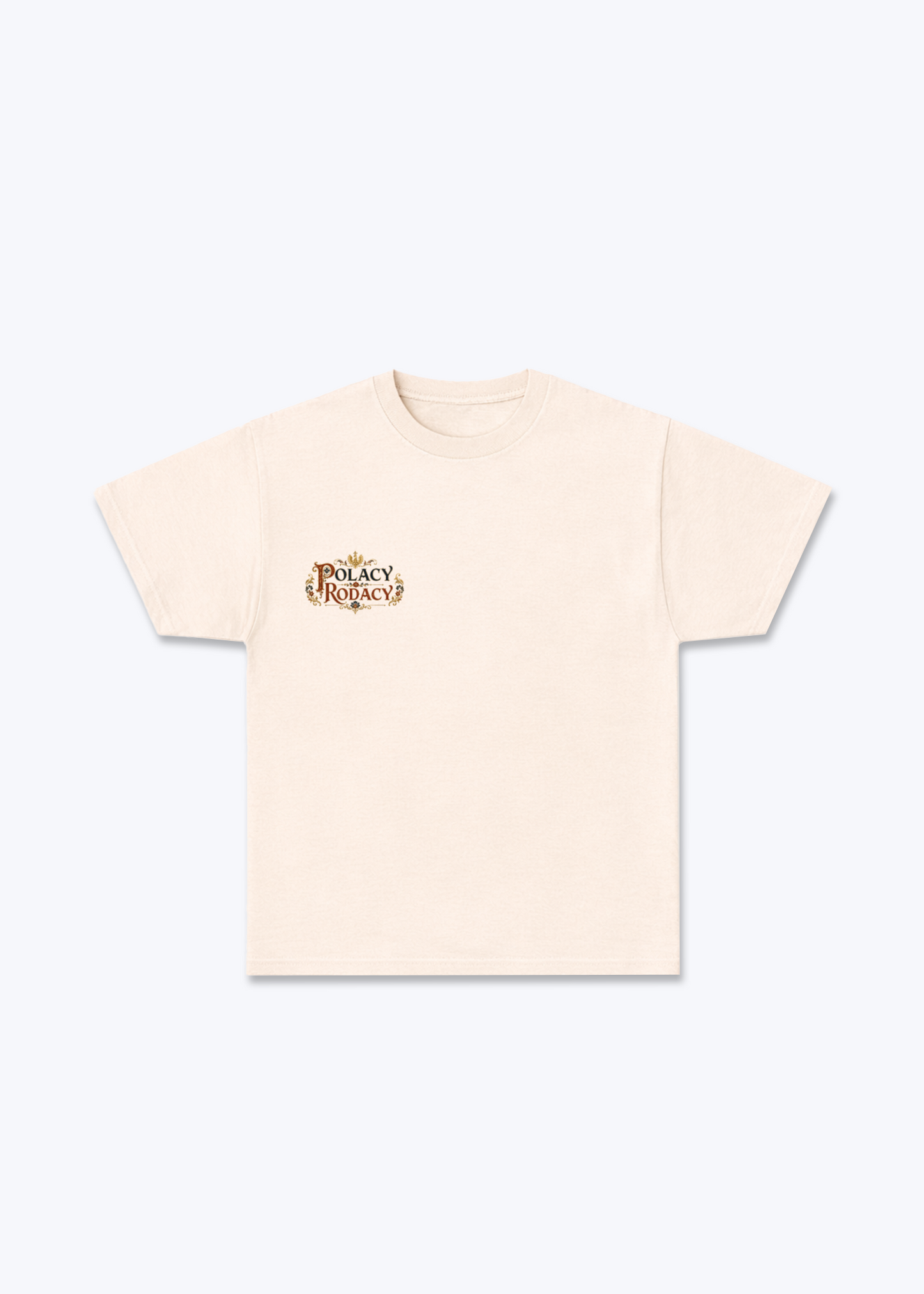 Orzeł Polska Poland Regular Shirt - Beige Front (Designed)