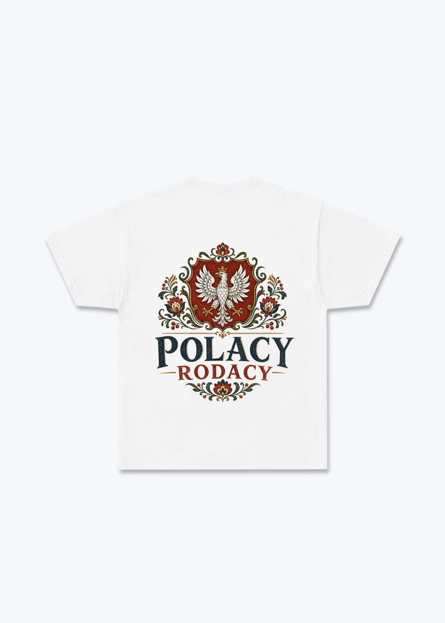 Polacy Rodacy Poland Regular Shirt - White Back (Designed)