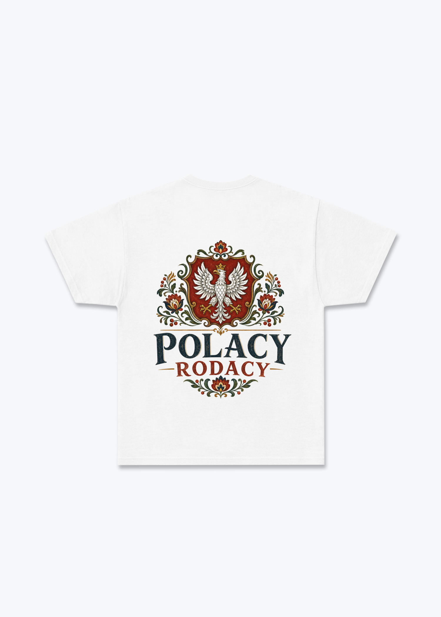 Polacy Rodacy Poland Regular Shirt - White Back (Designed)