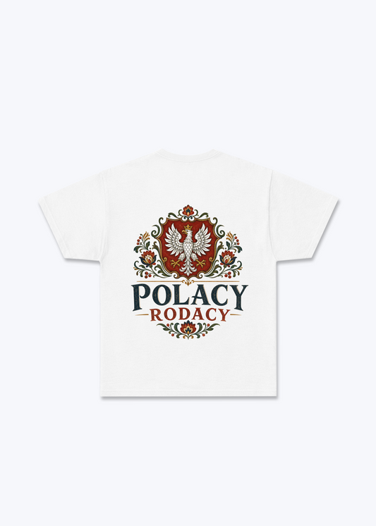 Polacy Rodacy Poland Regular Shirt - White Back (Designed)