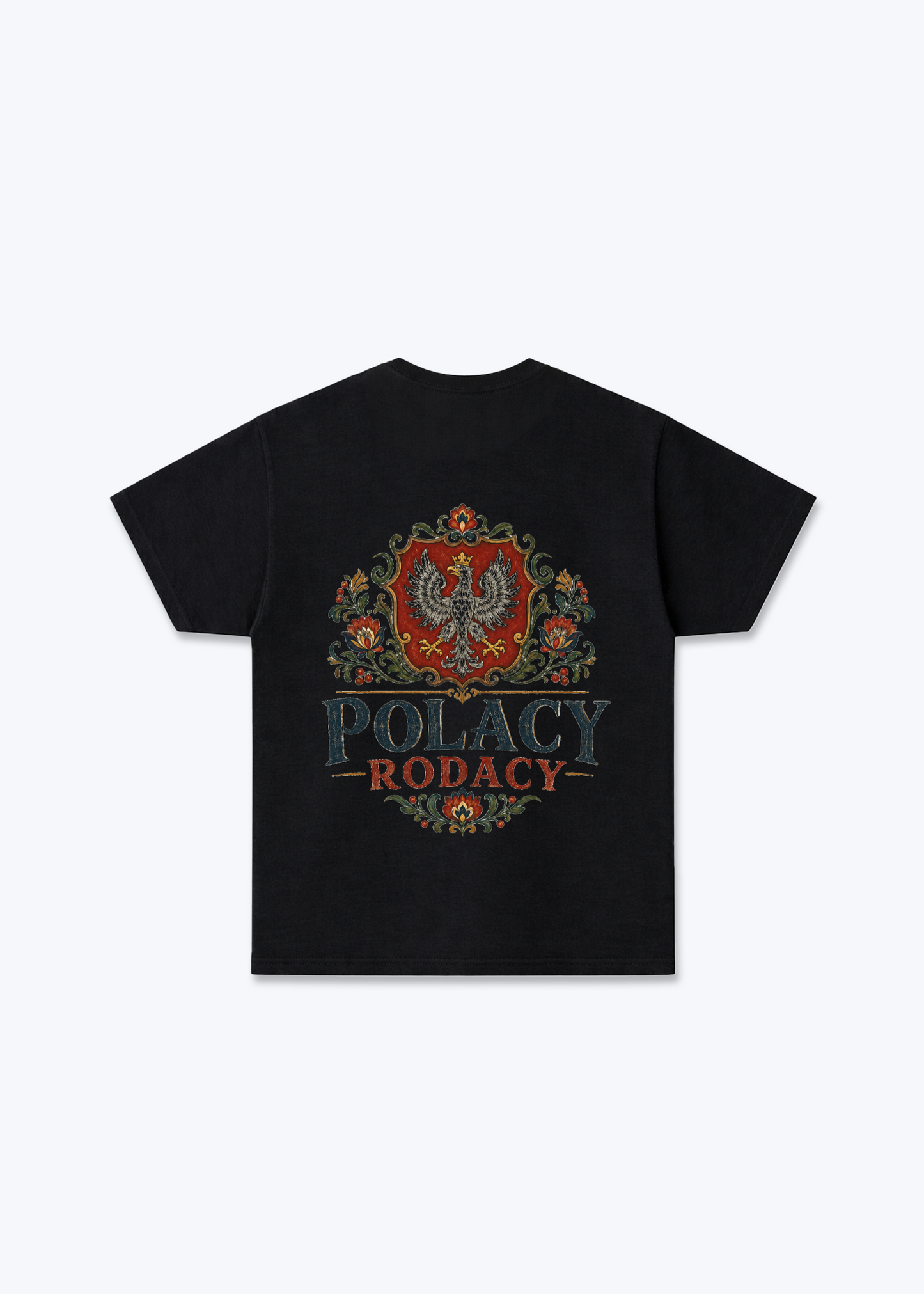 Polacy Rodacy Poland Regular Shirt - Black Back (Designed)