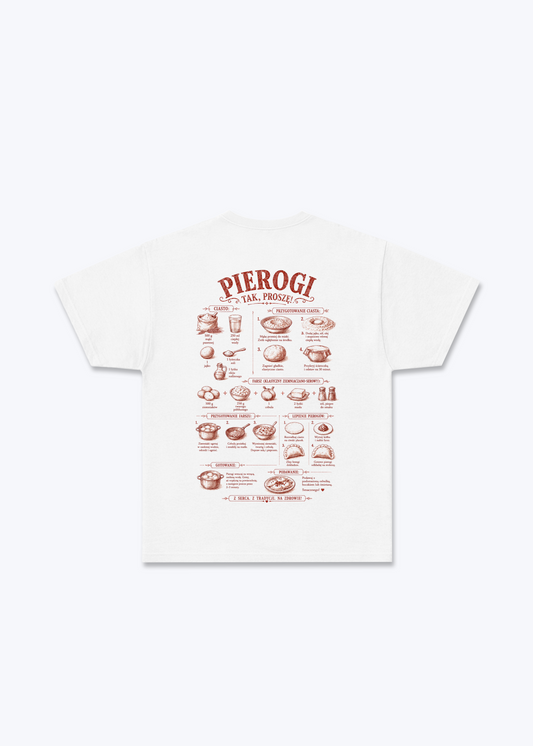 Pierogi Regular Shirt - White Back (Designed)