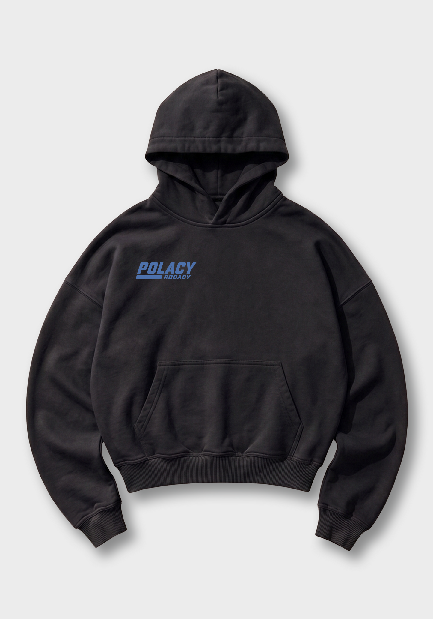 Polonez Oversized Hoodie - Black Front (Designed)
