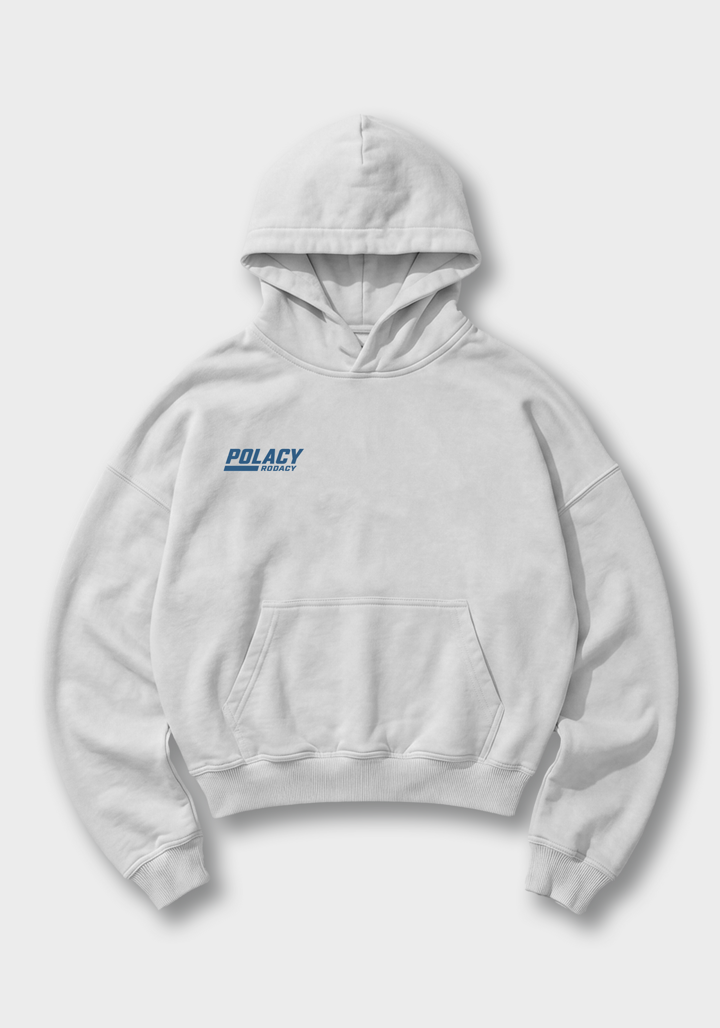 Syrena Oversized Hoodie - White Front (Designed)