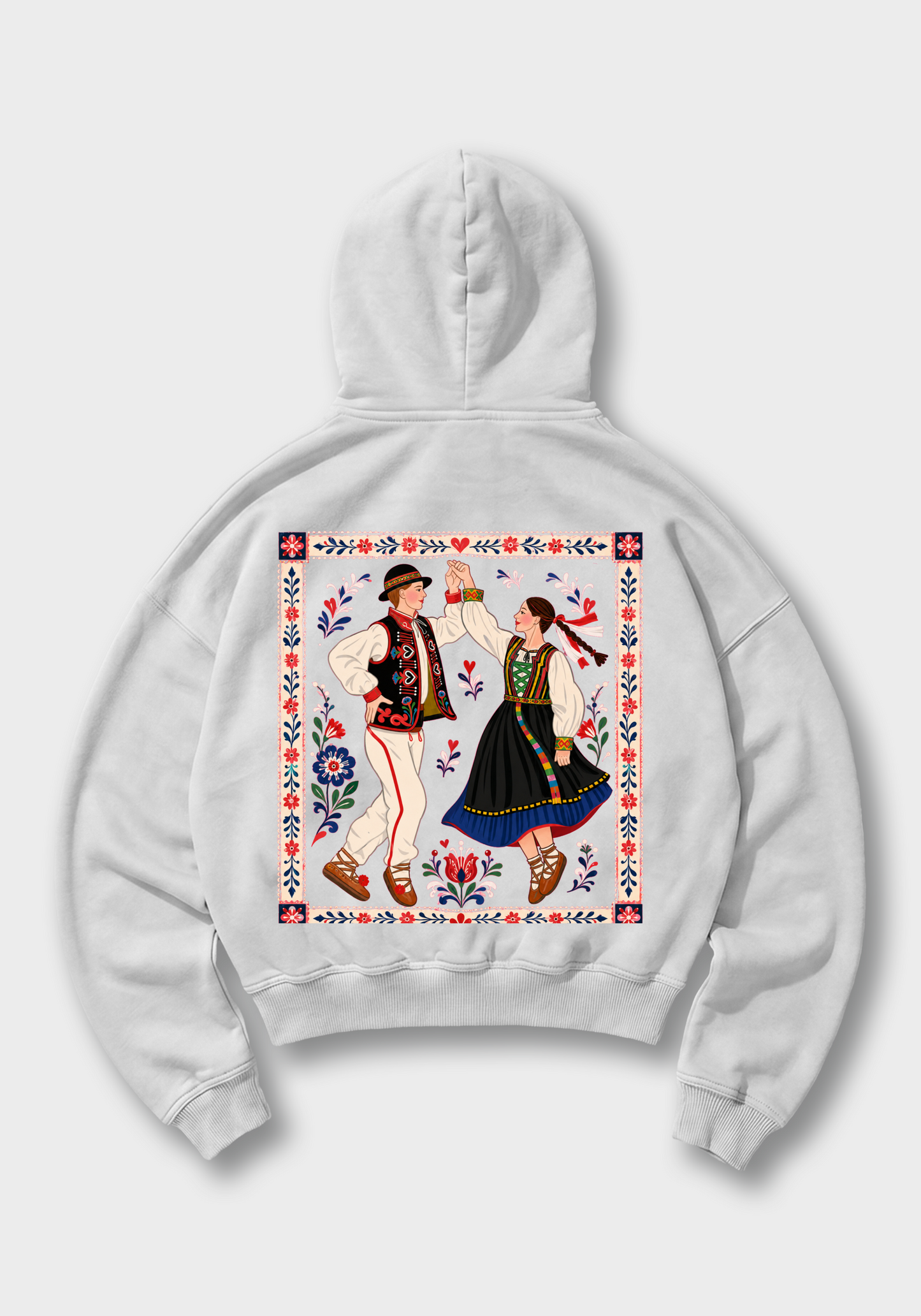 Góralski Oversized Hoodie - White Back (Designed)