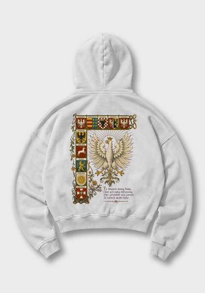 Dawne Dzielnice Oversized Hoodie - White Back (Designed)