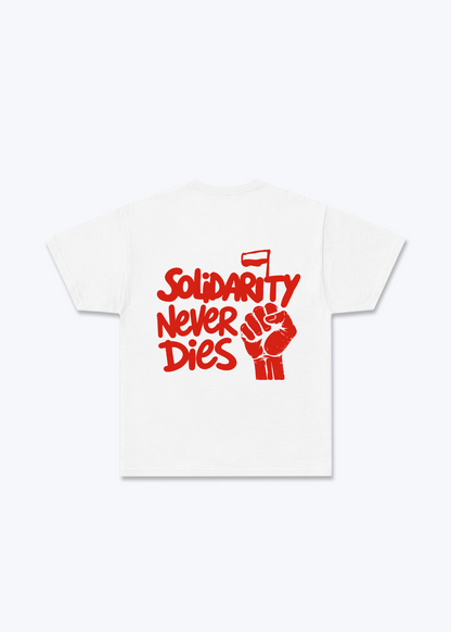 Solidarność Regular Shirt - White Back (Designed)