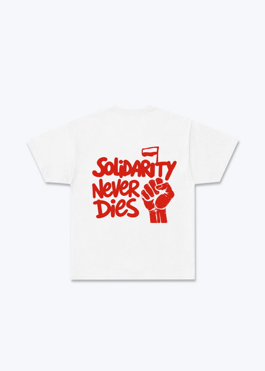Solidarność Regular Shirt - White Back (Designed)