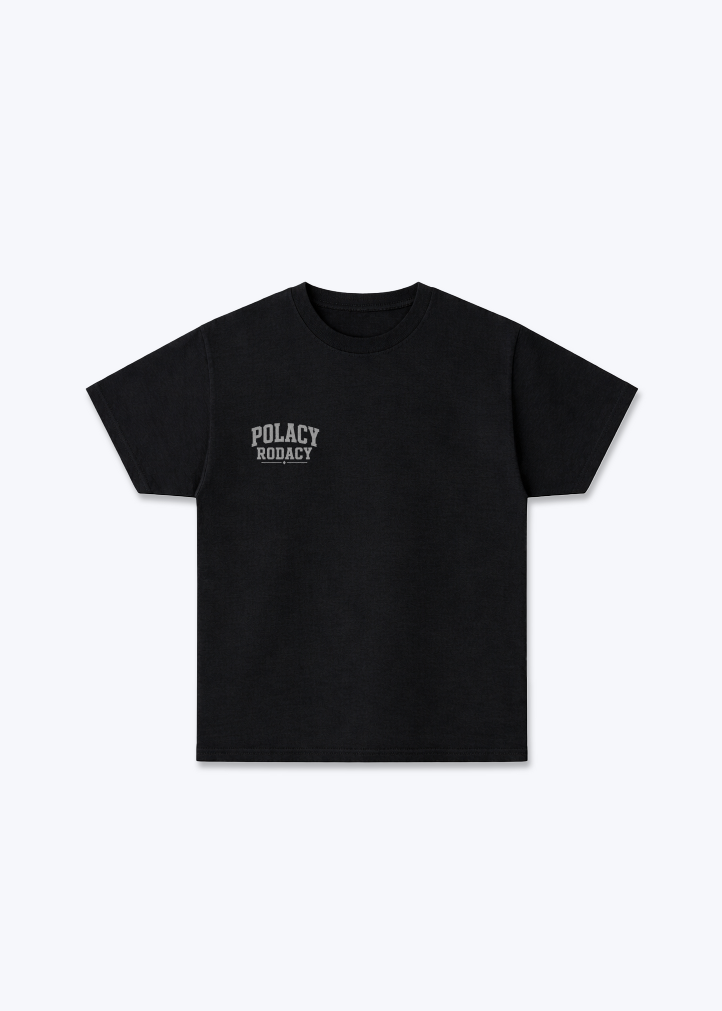 Solidarność Regular Shirt - Black Front (Designed)
