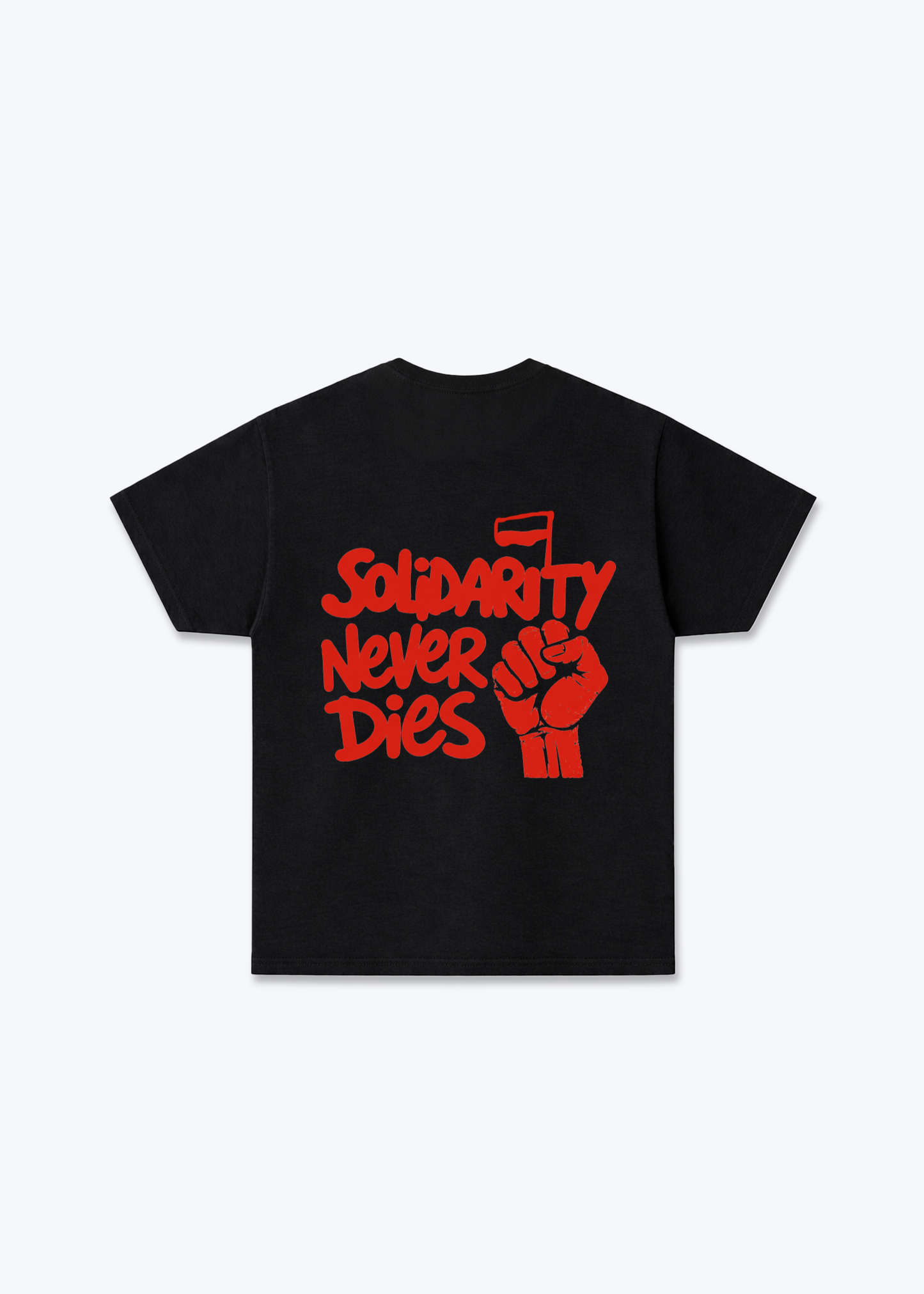 Solidarność Regular Shirt - Black Back (Designed)