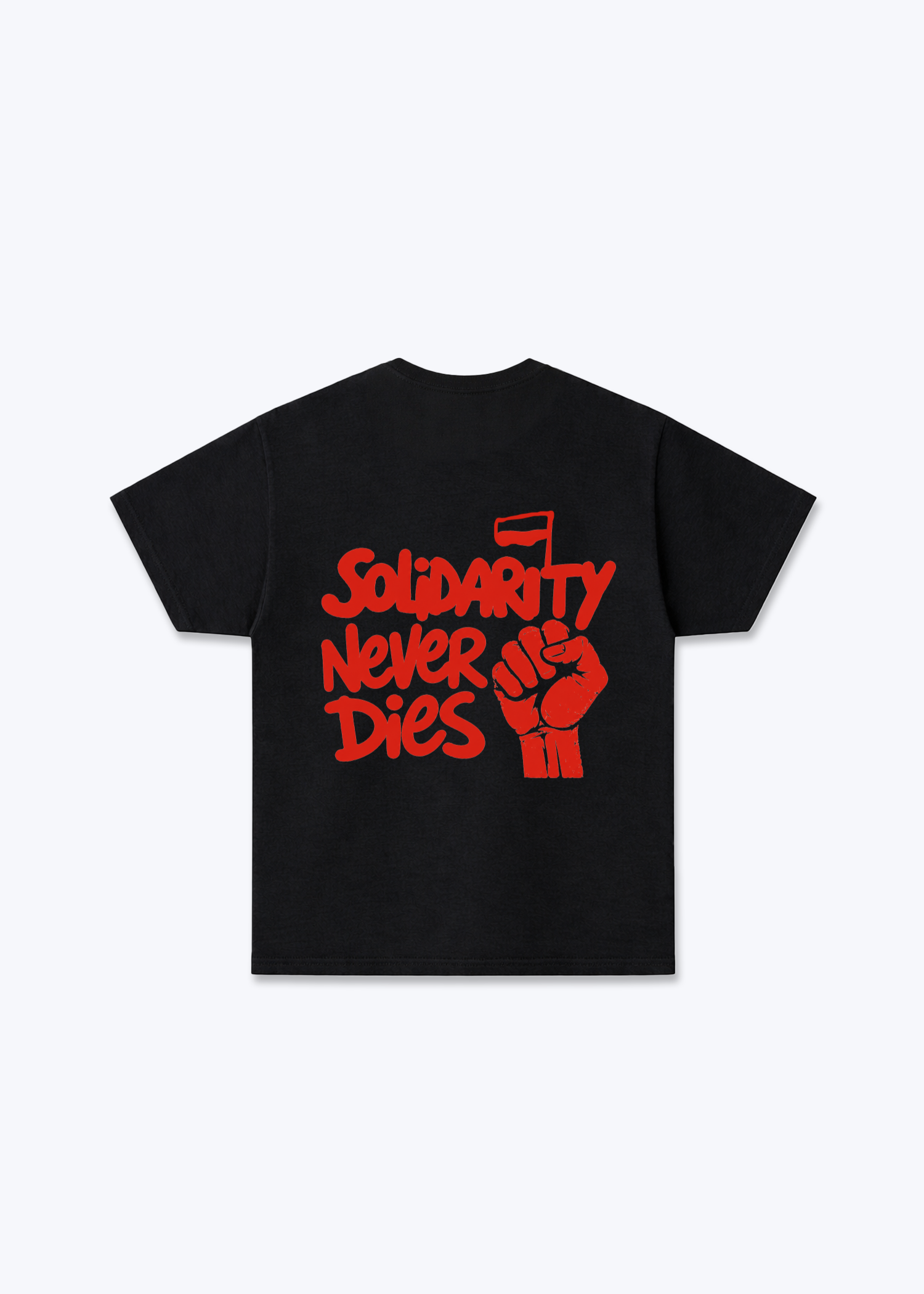 Solidarność Regular Shirt - Black Back (Designed)