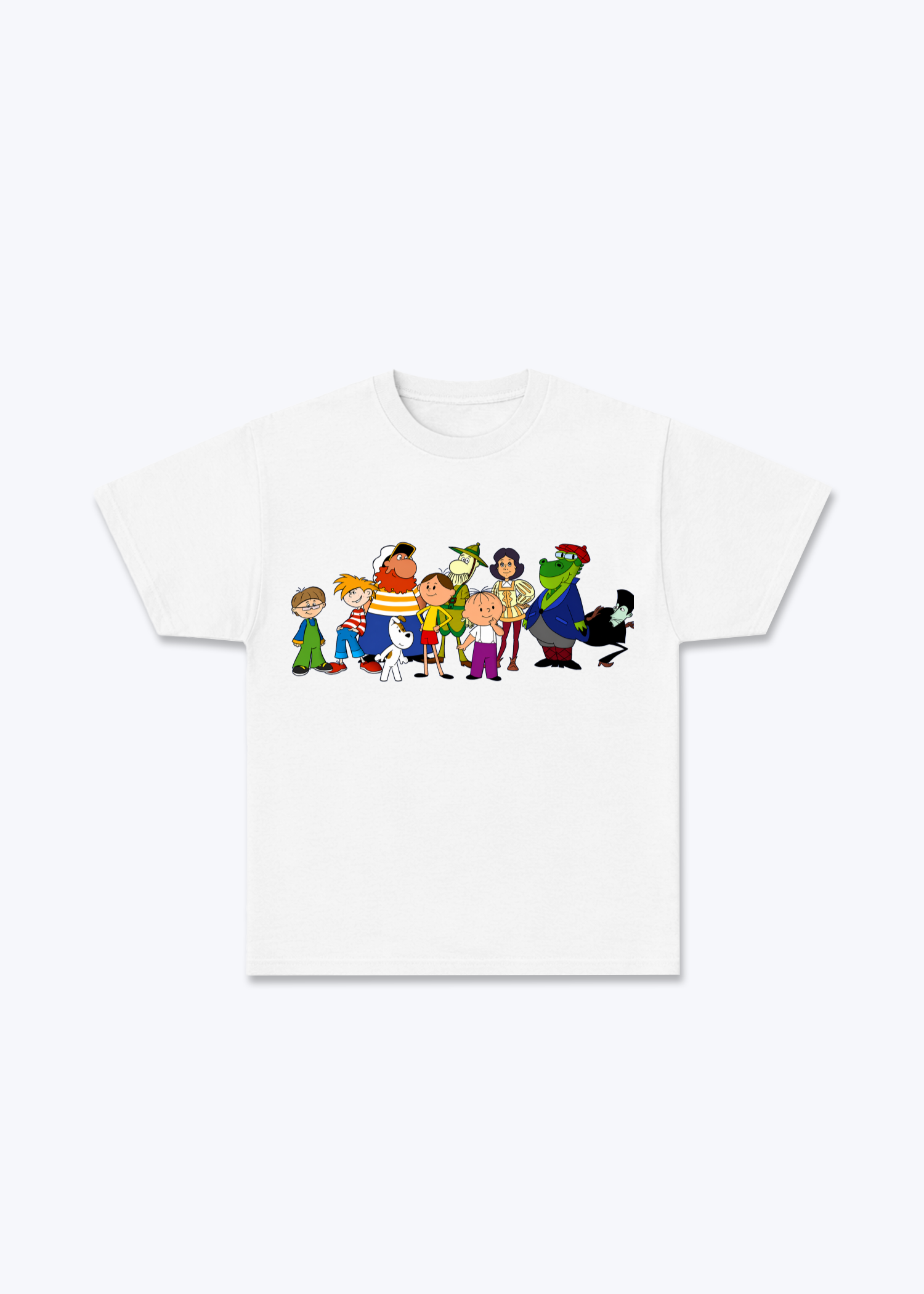 Polskie Bajki Regular Shirt - White Front (Designed)