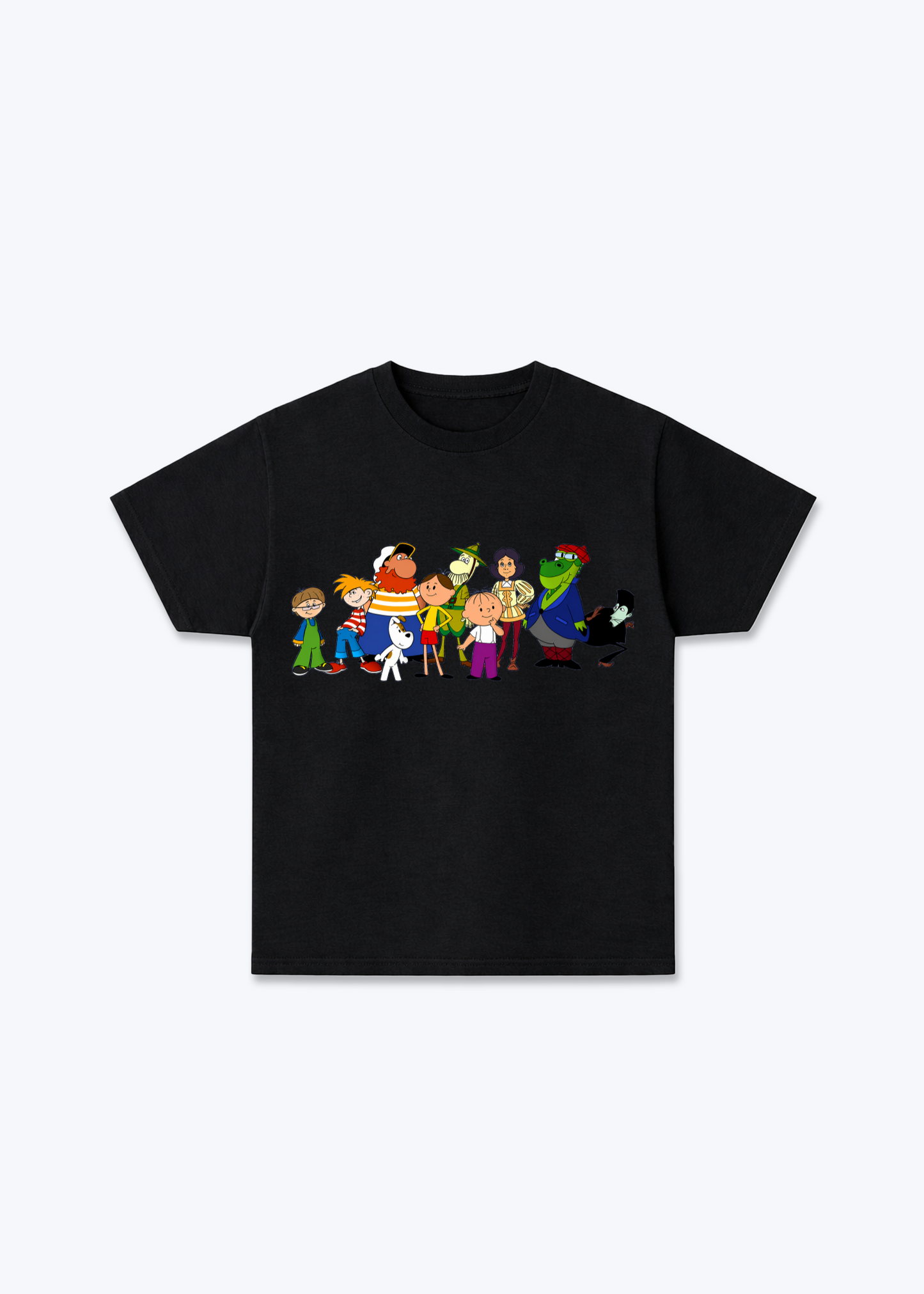 Polskie Bajki Regular Shirt - Black Front (Designed)
