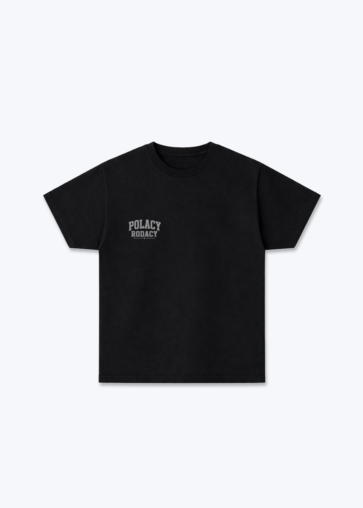 Polska Regular Shirt - Black Front (Designed)