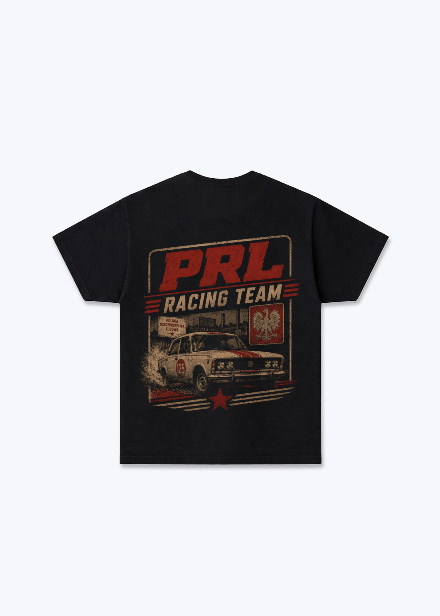 PRL Racing Team Regular Shirt - Black Back (Designed)