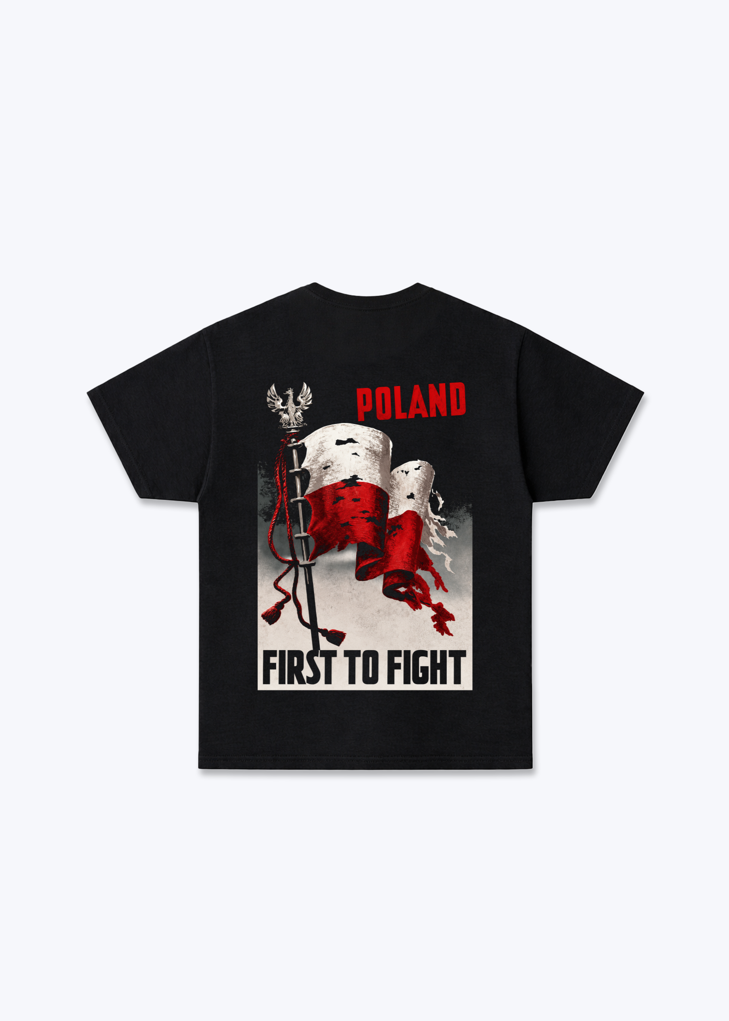 First To Fight Regular Shirt - Black Back (Designed)