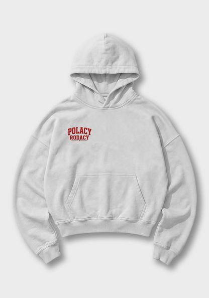Husarz Oversized Hoodie - White Front (Designed)