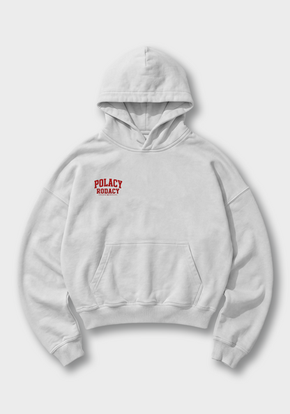 Oversized Hoodie - White Front (Designed)