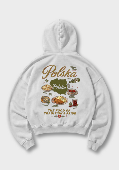 Oversized Hoodie - White Back (Designed)