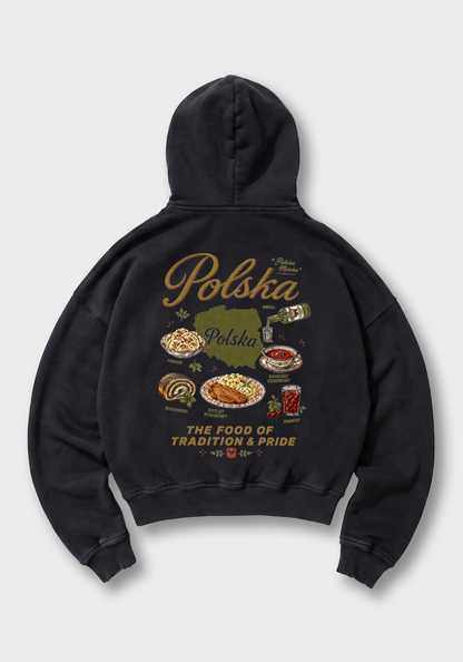 Oversized Hoodie - Black Back (Designed)