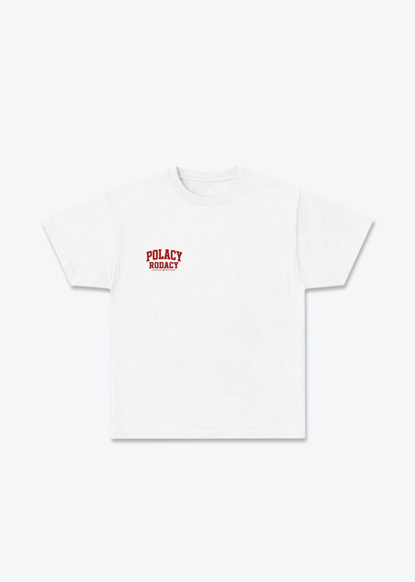 Polskie Potrawy Regular Shirt - White Front (Designed)