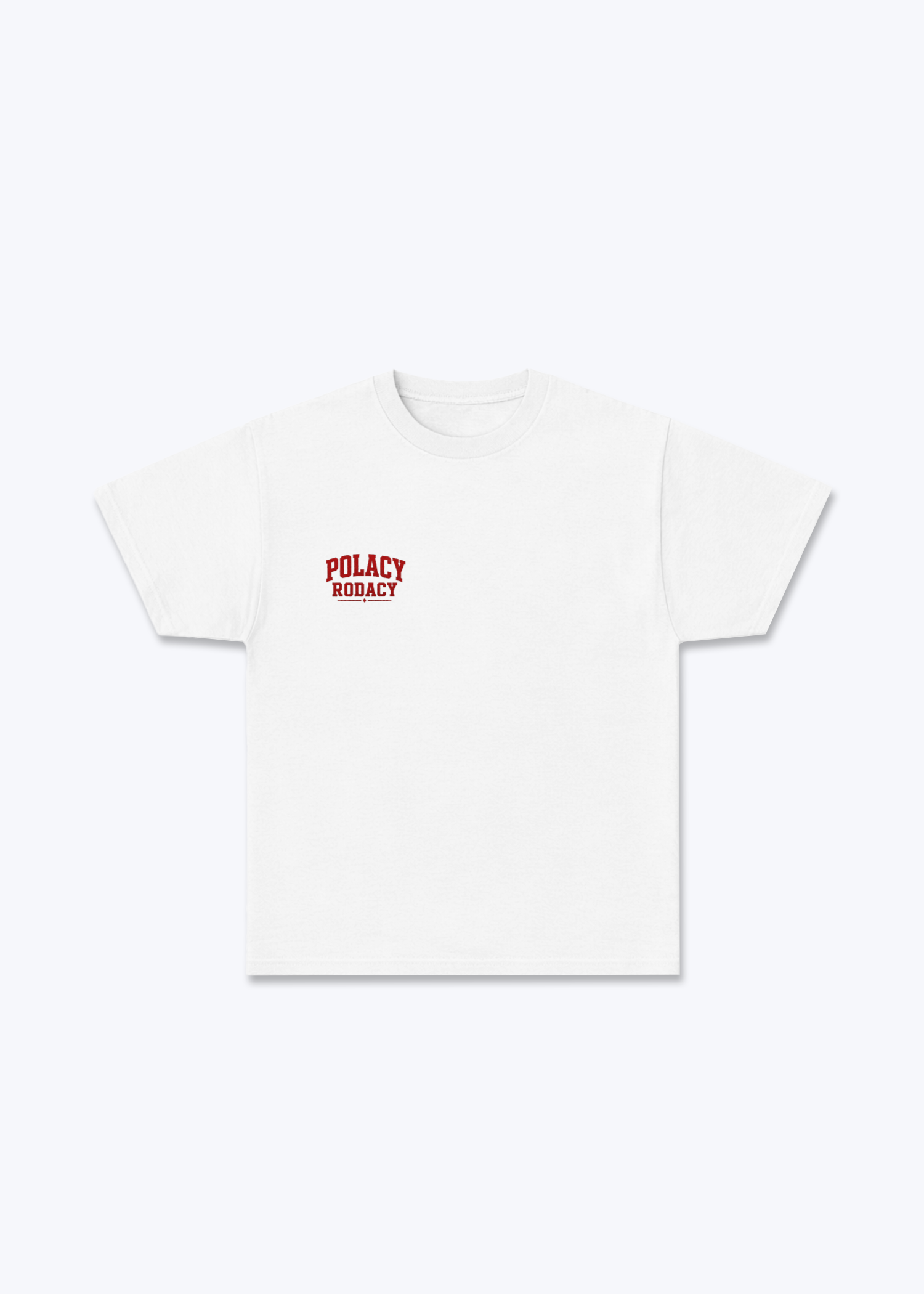 Polskie Potrawy Regular Shirt - White Front (Designed)